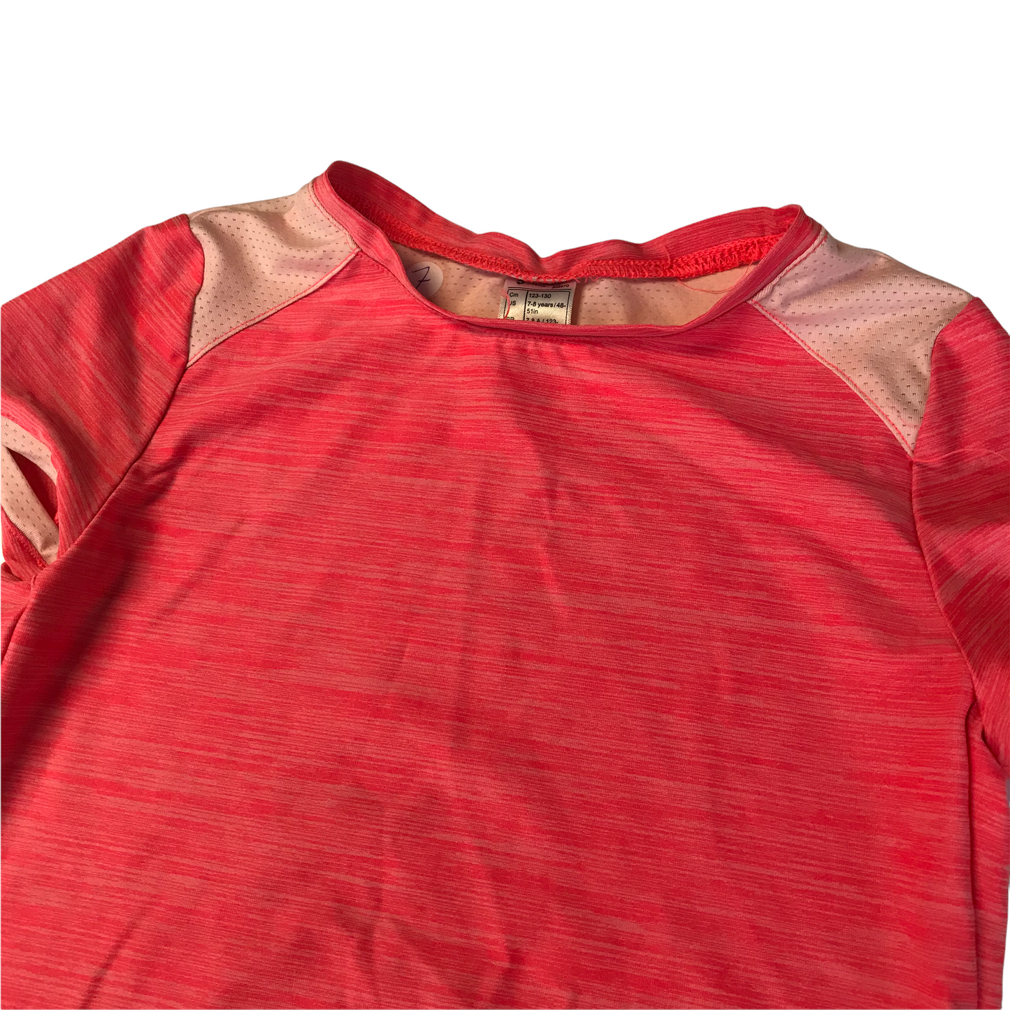 Decathlon Bright Pink Sports Top Age 7