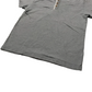 Next Grey Plain Buttons T-shirt Age 7