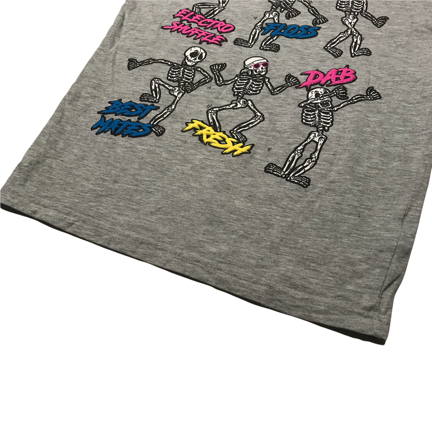 Next Grey Skeletons T-shirt Age 7