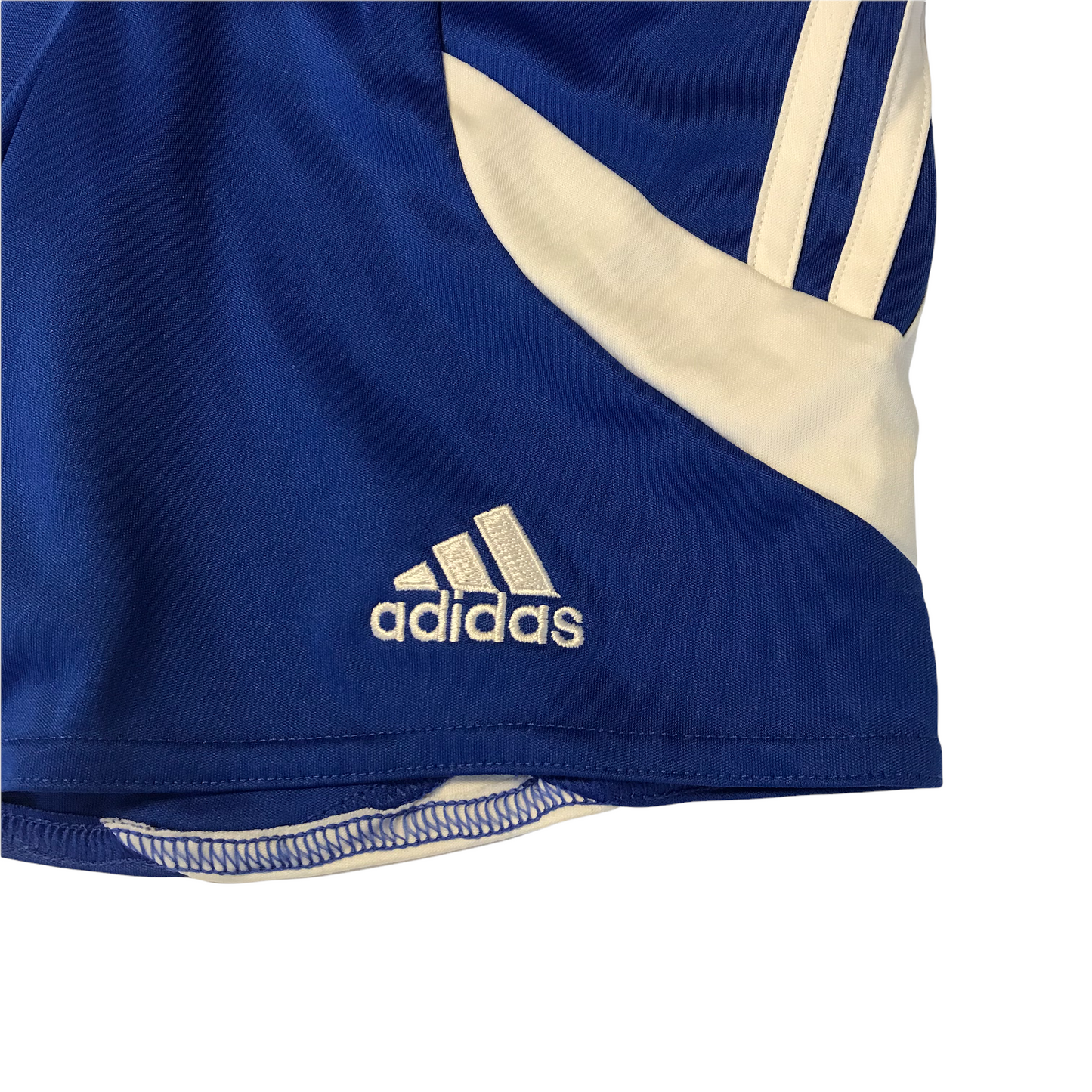 Adidas Blue and White Sport Shorts Age 7