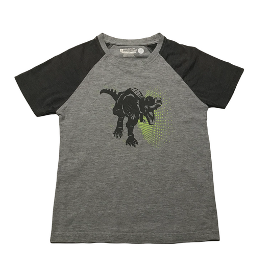 Mountain Warehouse Grey Dinosaur T-shirt Age 7