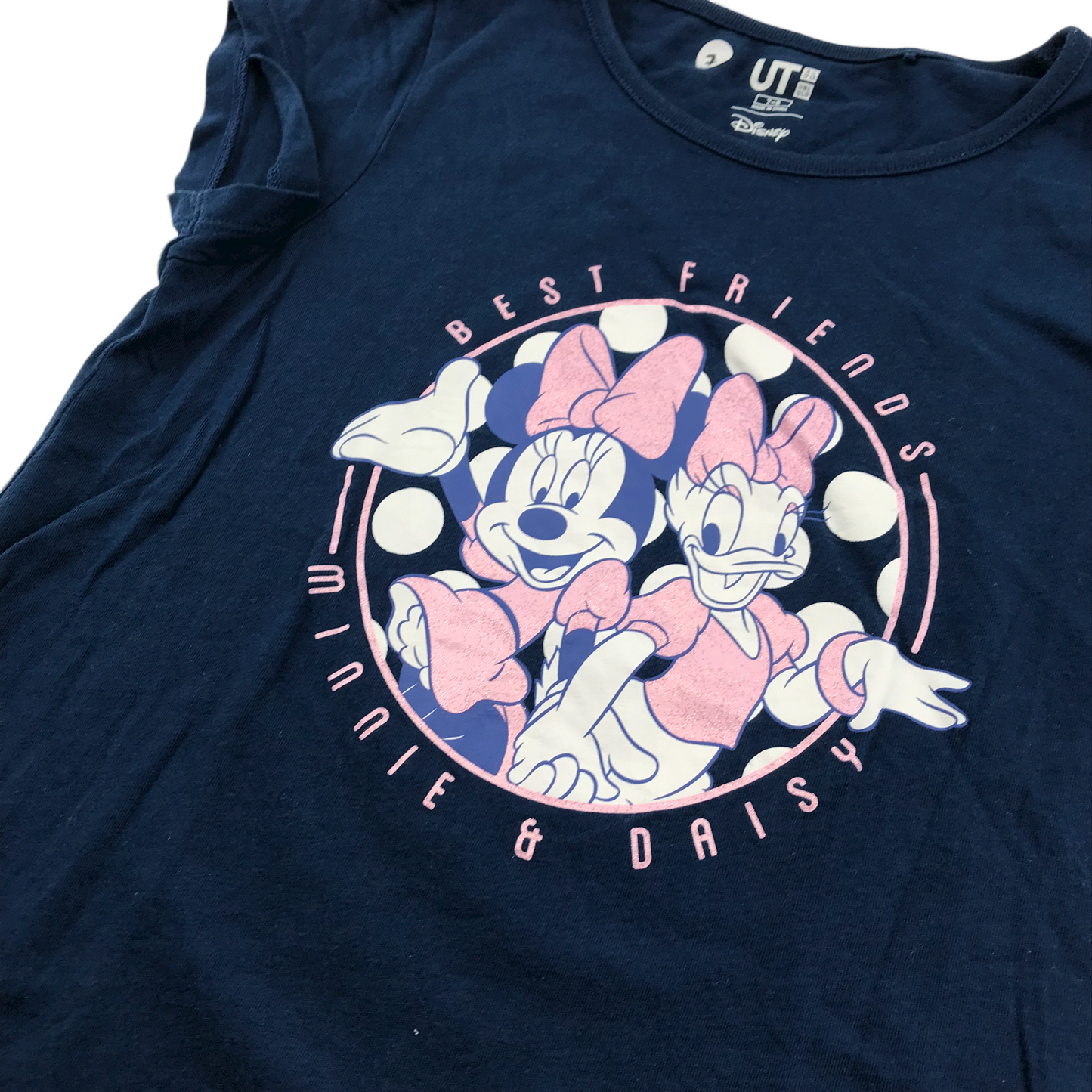 UT Disney Navy Minnie and Daisy Graphic T-shirt Age 7