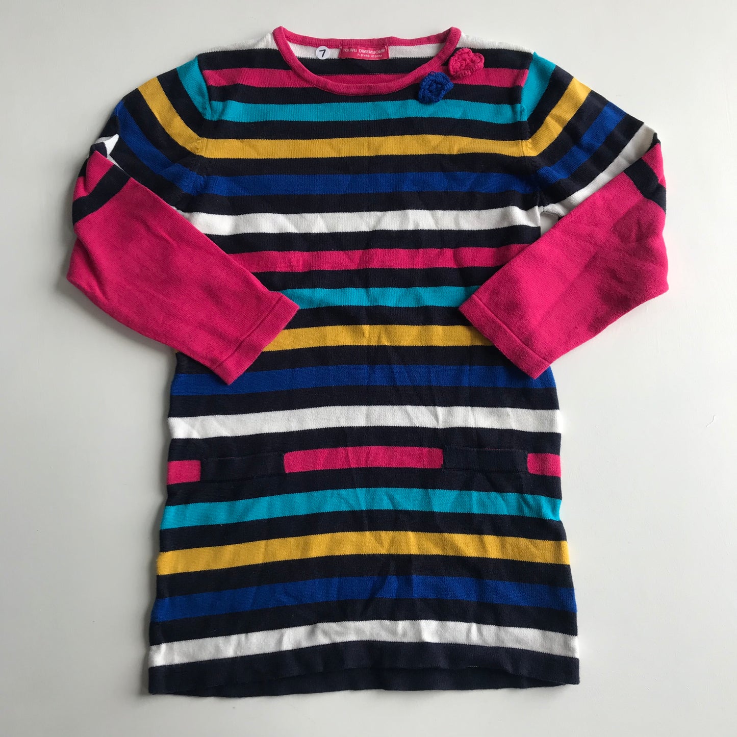 Jumper - Colourful Stripes - Age 7