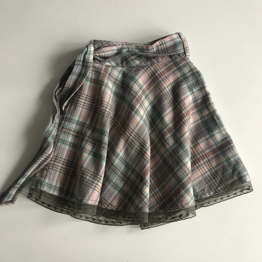 Skirt - Light Tartan Pattern - Age 6