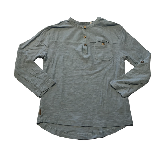 ZARA Light Greyish Blue Long Sleeve T-shirt Age 8