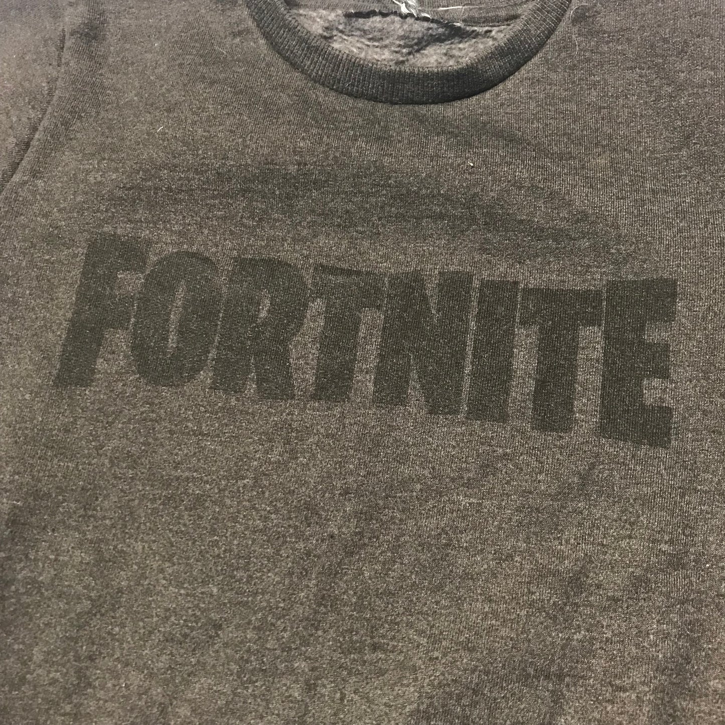 Dark Grey Fortnite Sweatshirt Age 8