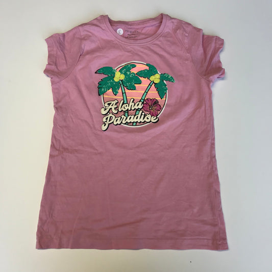 Primark Pink Aloha T-shirt Age 8