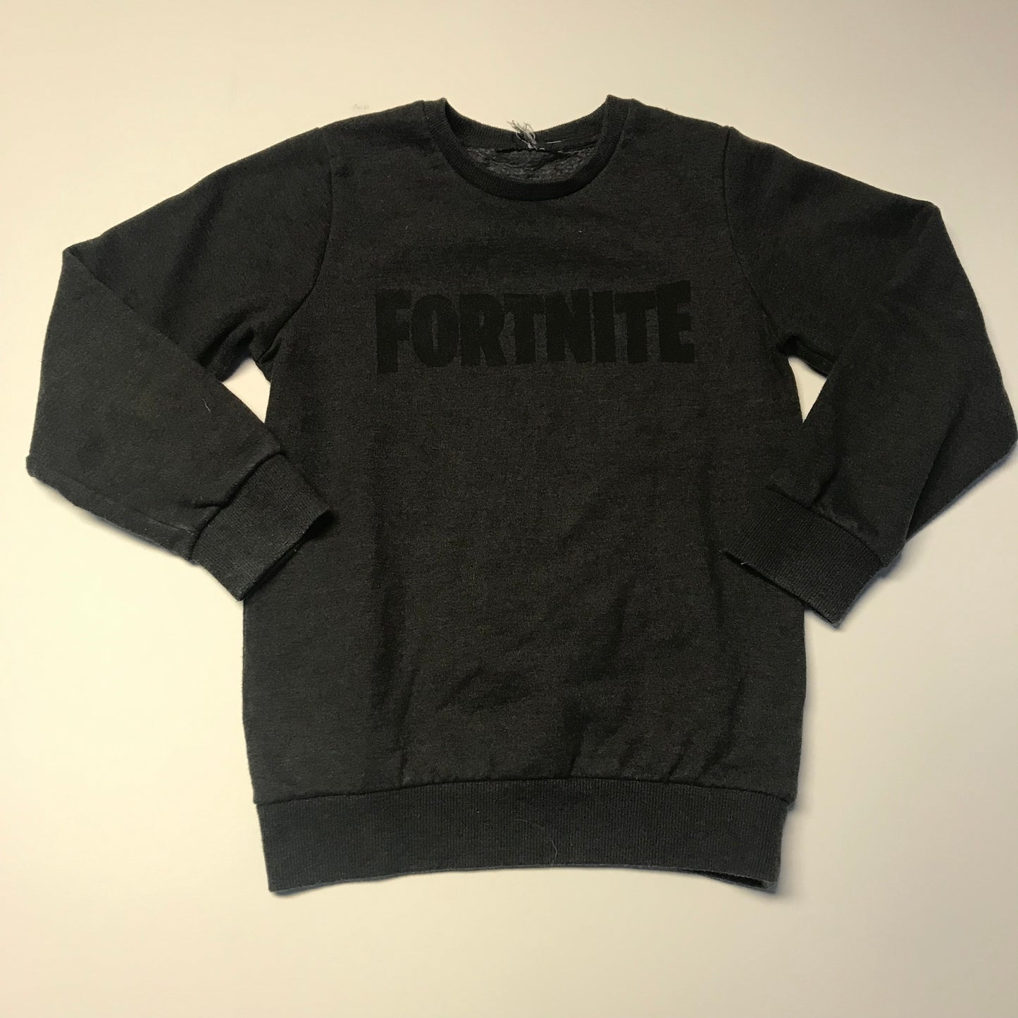 Dark Grey Fortnite Sweatshirt Age 8