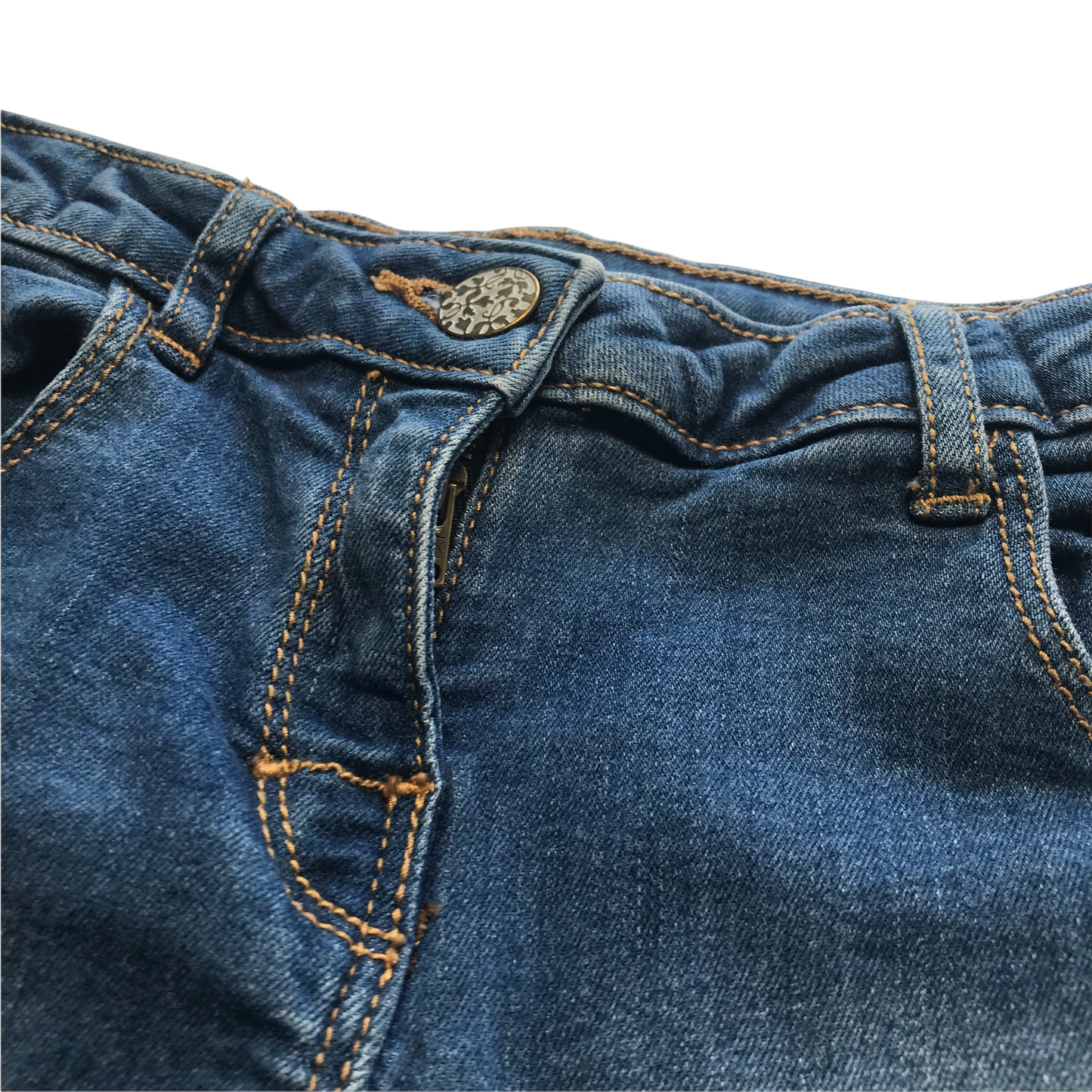 Nutmeg Blue Permuda Denim Shorts Age 8