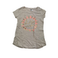 Old Navy Warm Toned Grey Sun Graphic T-shirt Age 8