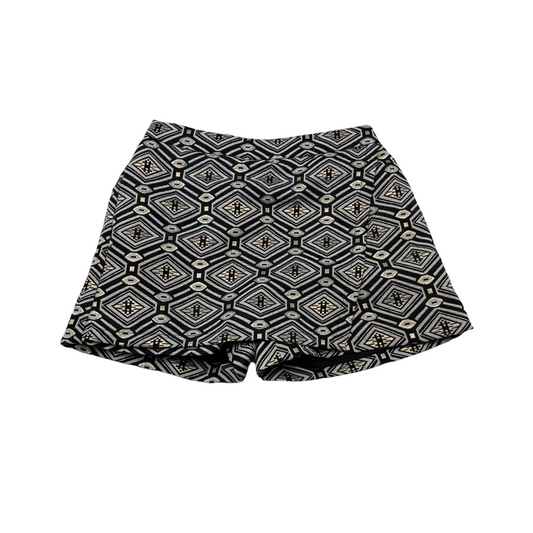 Nutmeg Grey and Black Diamond Pattern Skort Age 8