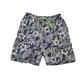Bluezoo Navy Blue and White Floral Swim Trunks Age 8