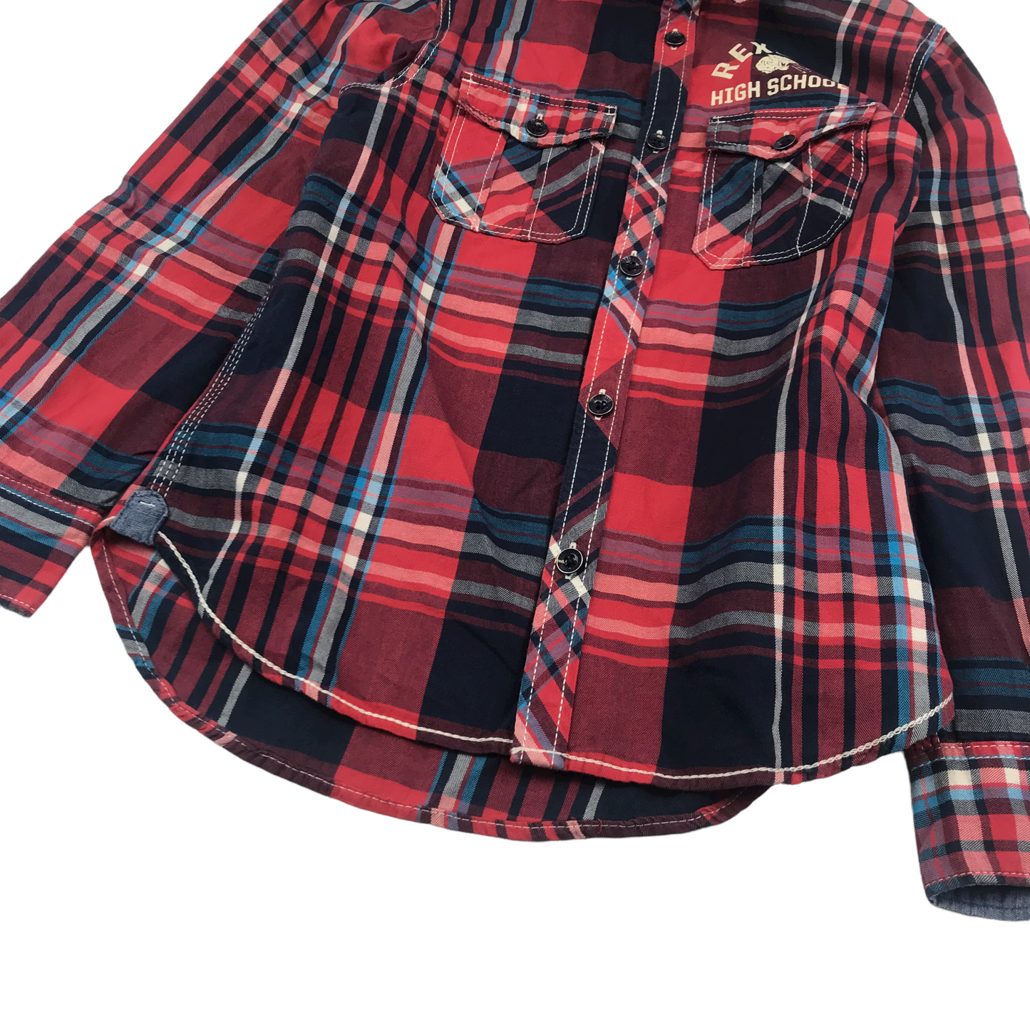 H&M Red Checked Shirt Age 8