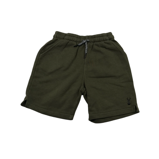 Next Khaki Green Jersey Plain Shorts Age 8