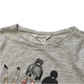 H&M Grey Sweat and Pirouette T-shirt Age 8