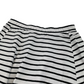 H&M White and Black Stripy Skirt Age 8