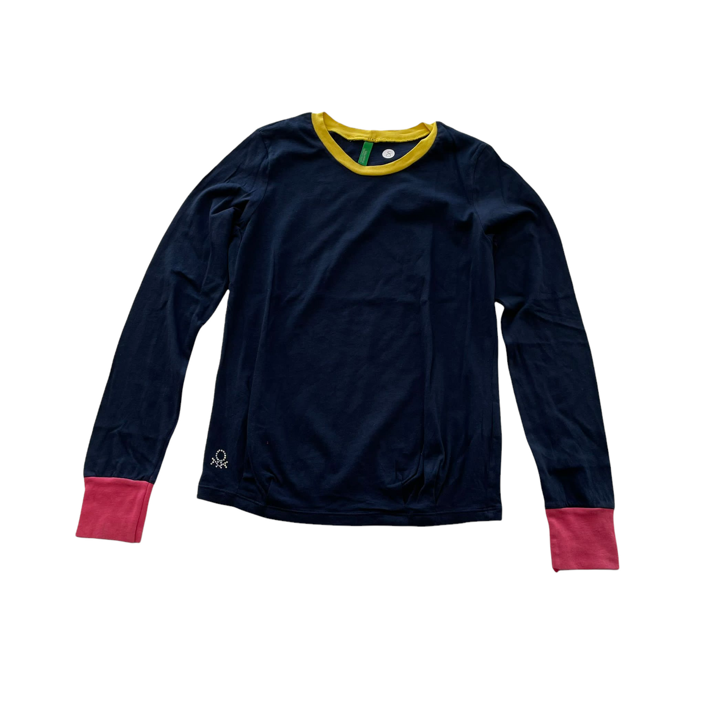 Benetton Navy Blue Long Sleeve T-shirt Age 8