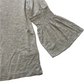 M&S Grey Flared Sleeve T-shirt Age 8