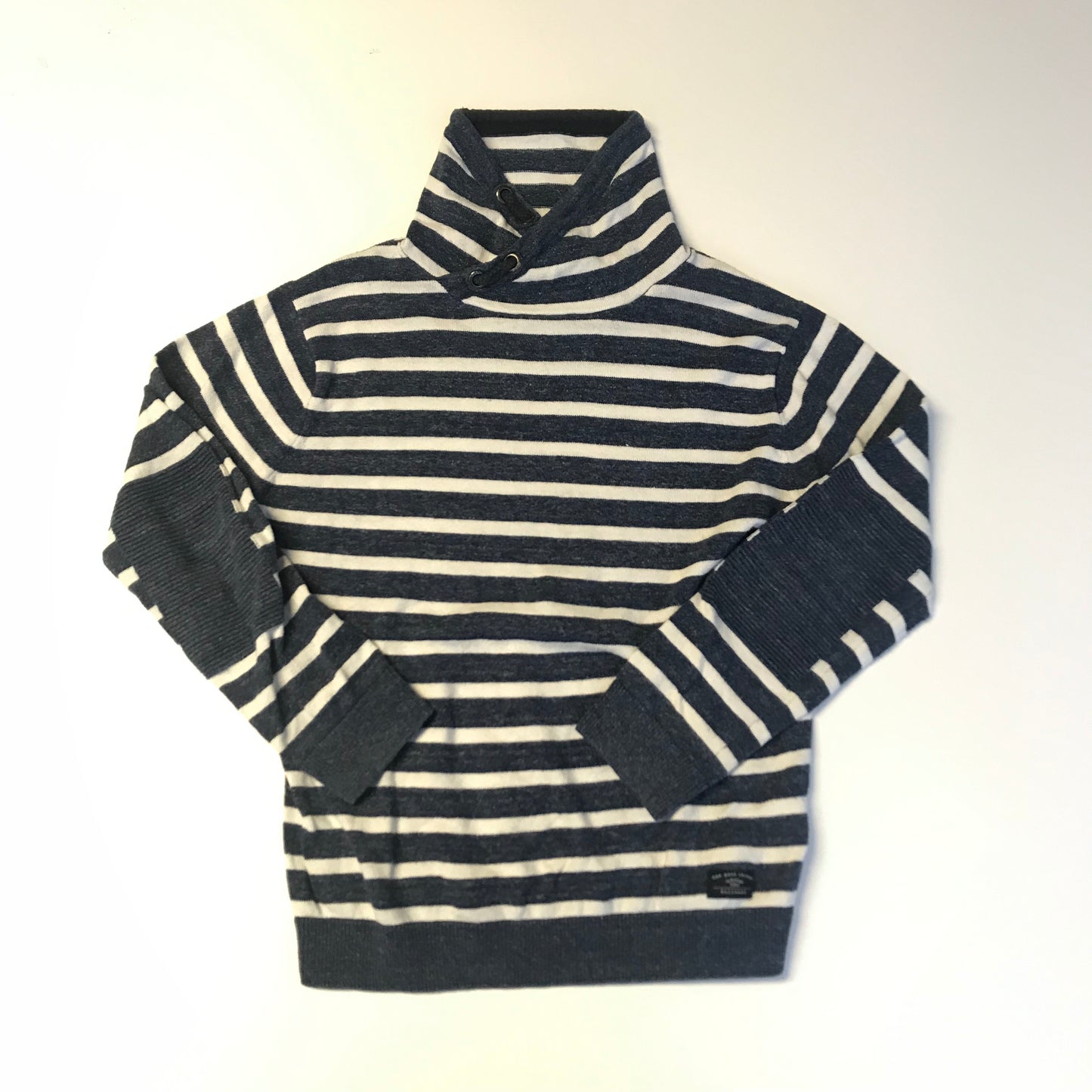 Zara Stripy Navy and White Jumper Age 8