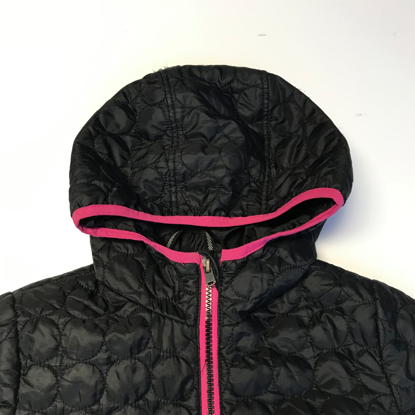 Lands' End Black Light Puffer Jacket Age 8