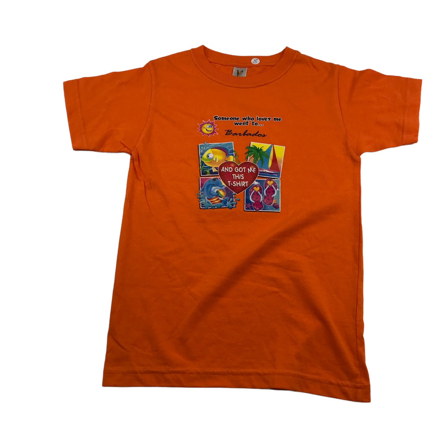 Foxin Standard Orange Barbados T-shirt Age 8