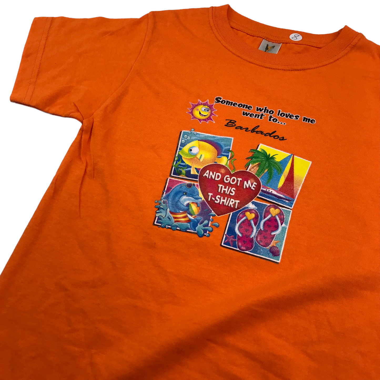 Foxin Standard Orange Barbados T-shirt Age 8