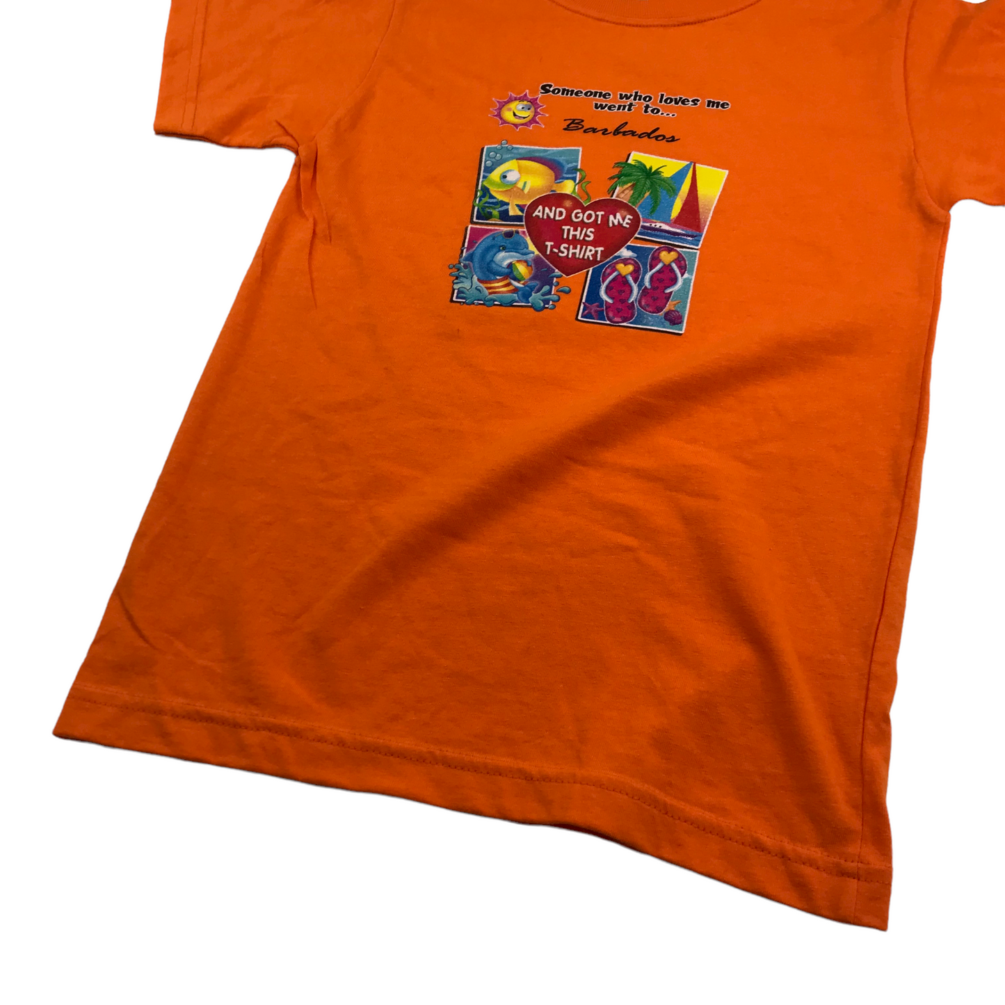 Foxin Standard Orange Barbados T-shirt Age 8