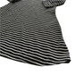 George Black and White Stripy Dress Age 8