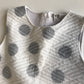 EMC White Polka Dot Dress Age 8