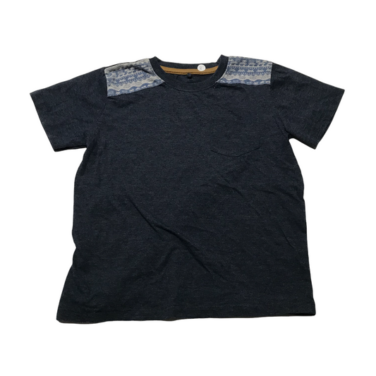 Duck&Dodge Navy Shoulder Detail T-shirt Age 8