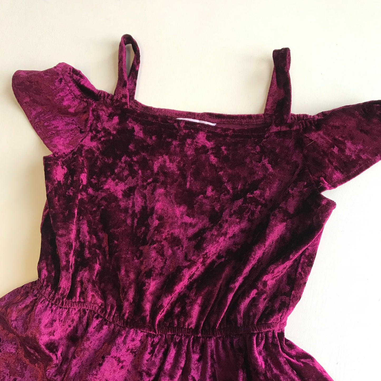 Miss-Evie Purple Velvet Dress Age 8