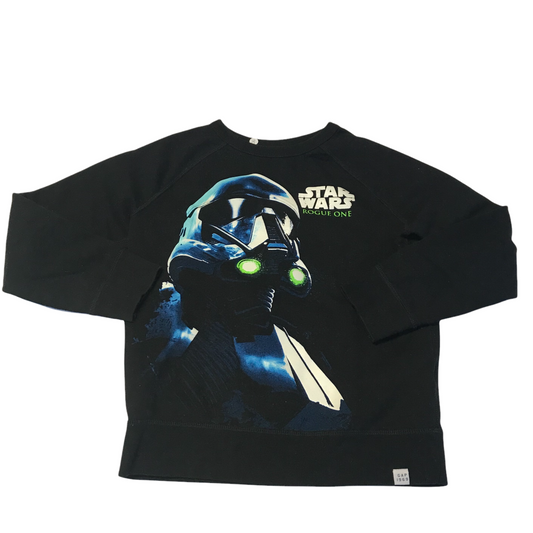 GAP Black Star Wars Sweatshirt Age 8