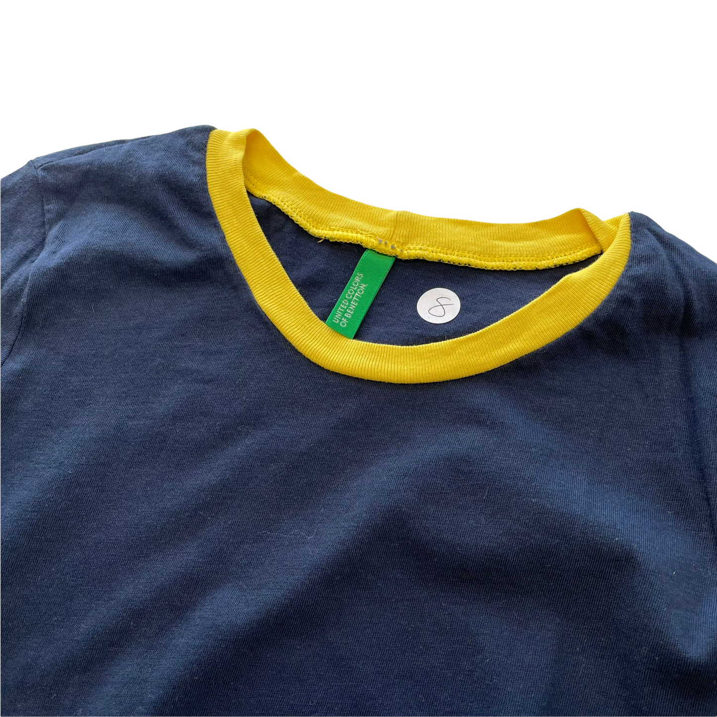 Benetton Navy Blue Long Sleeve T-shirt Age 8