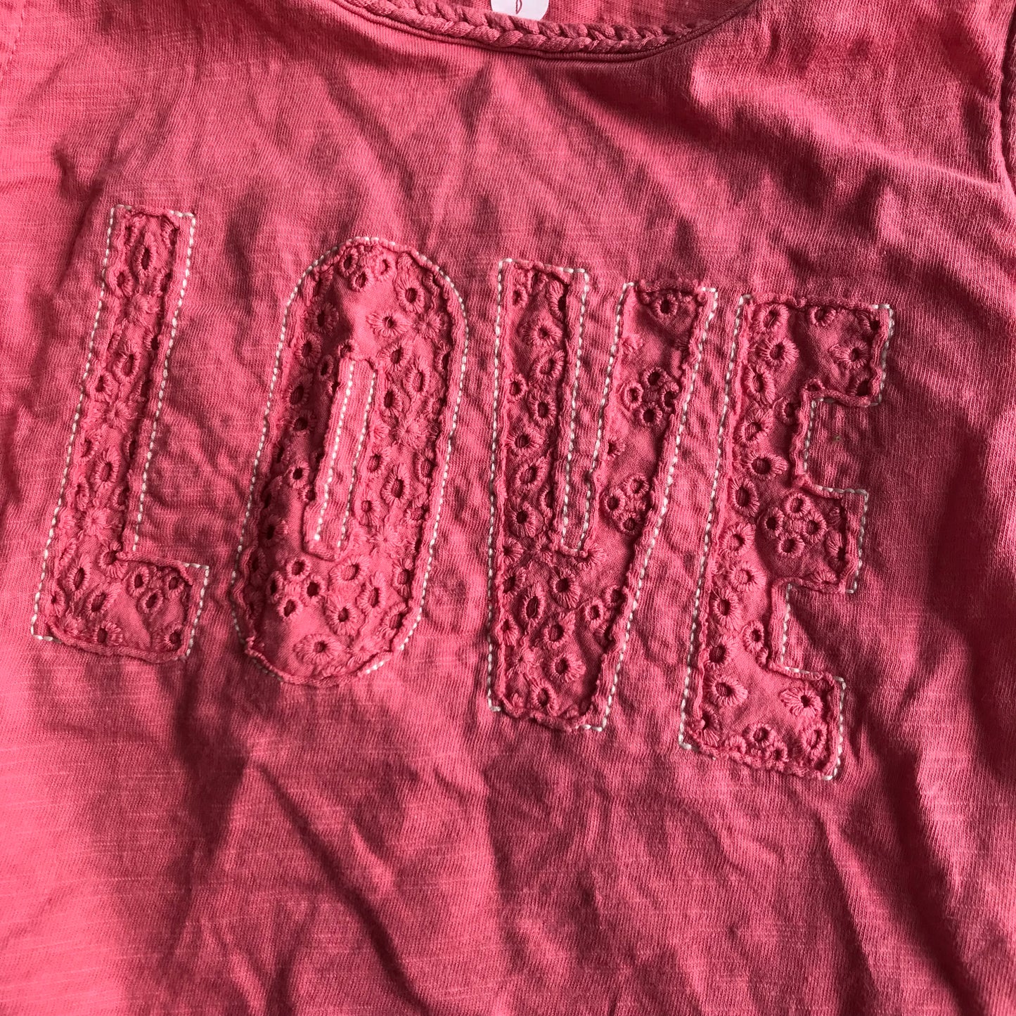 Top - Pink Love - Age 8