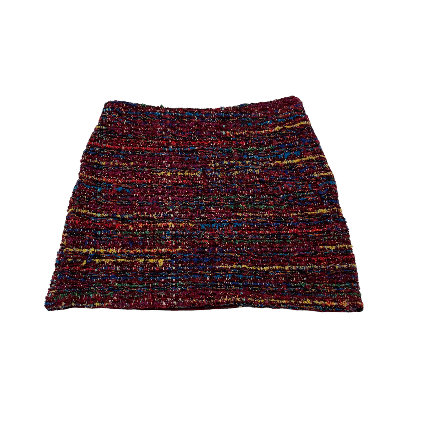 M&Co Burgundy Knitted Skirt Age 8