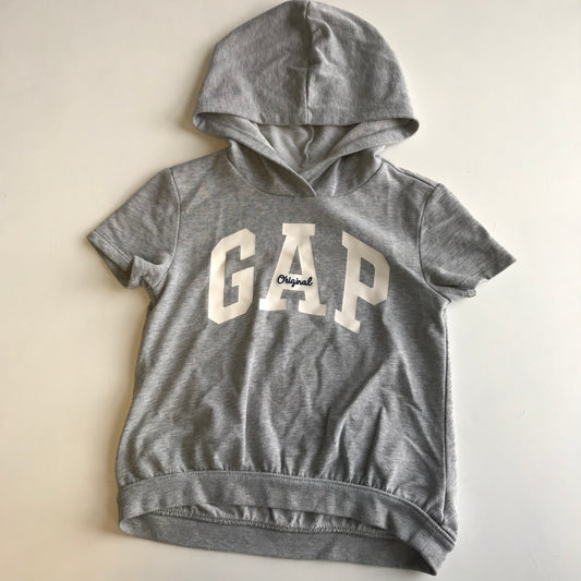 GAP Grey Short Sleeve Hoodie Age 8