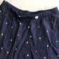 Skirt - Navy Jersey with Hearts - Age 8