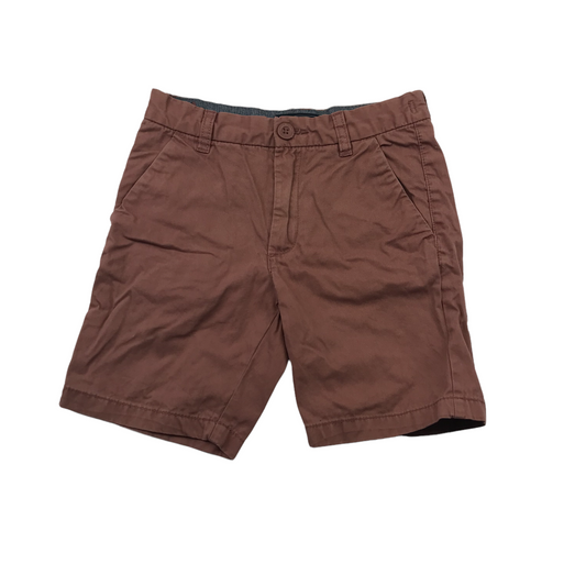 Next Washed Redish Brown Chino Shorts Age 8