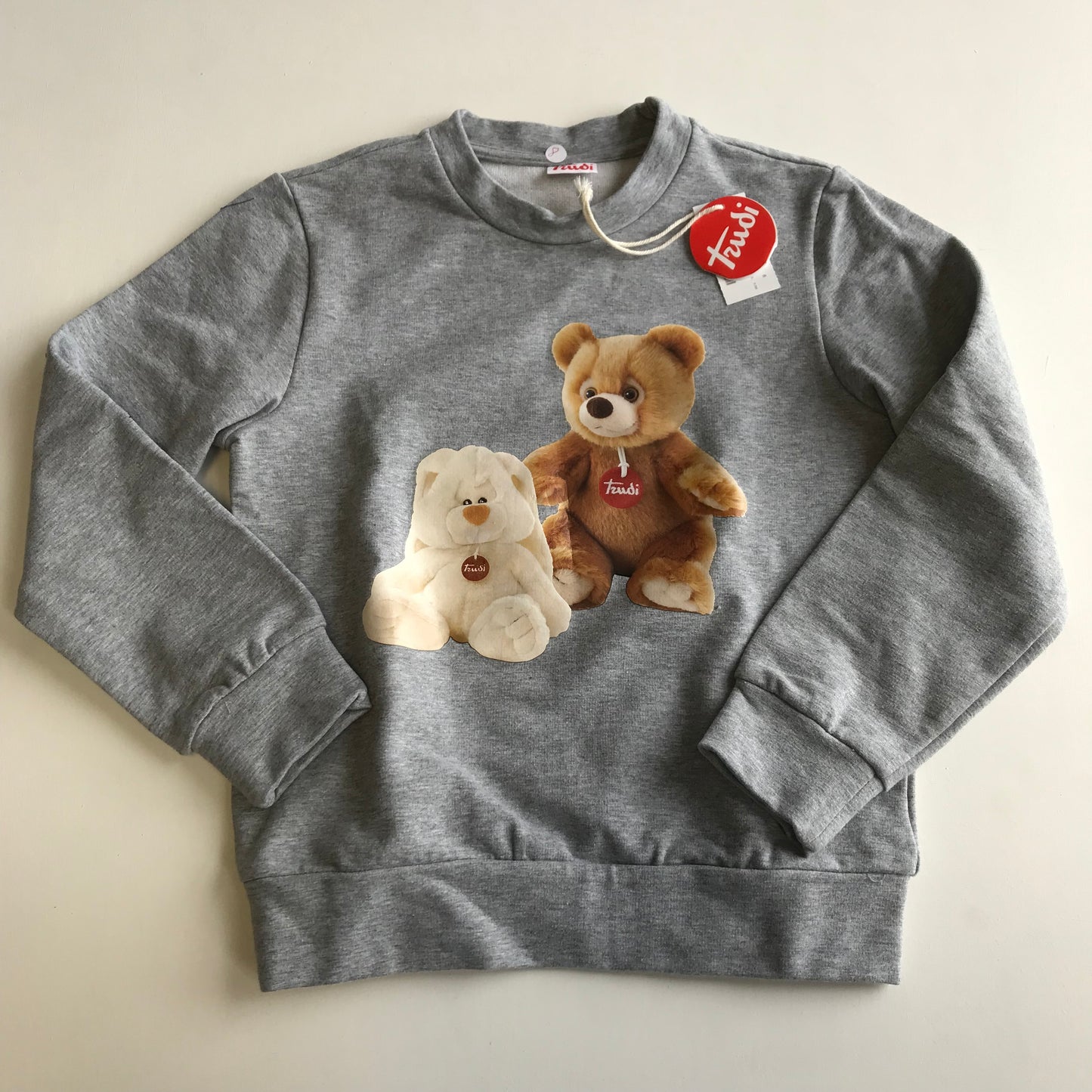 Sweatshirt - Grey with Teddies - Age 8