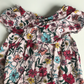 Dress - Floral Red & Blue - Age 5