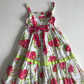 Dress - Red Flowers - Age 7