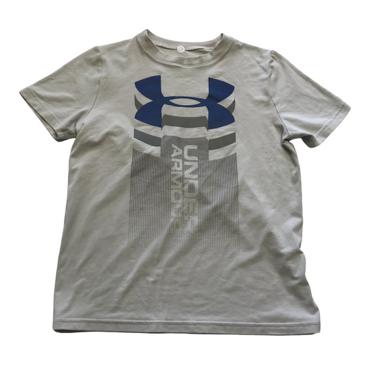 Under Armour Light Grey Logo T-shirt Age 9