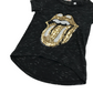 H&M Dark Grey Rolling Stones Sequin T-shirt Age 9