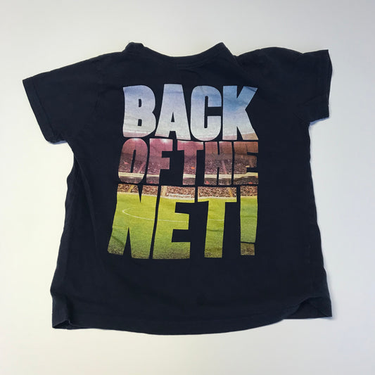 Primark Navy Back of The Net T-shirt Age 9