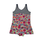 Tu White and Floral Swimsuit Age 9