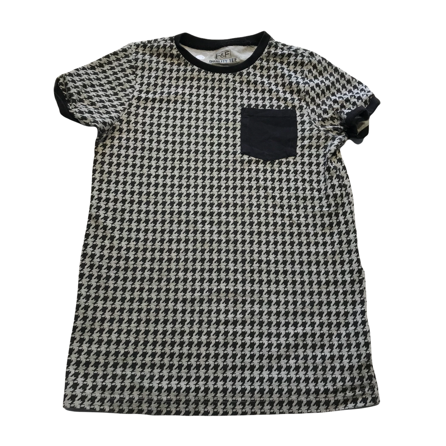 F&F Houndstooth T-shirt Age 9