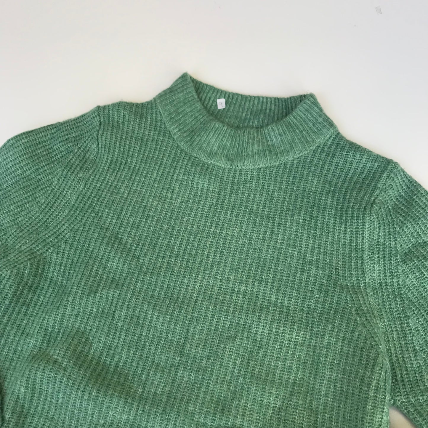 Zara Light Green Turtle Neck Jumper Age 9