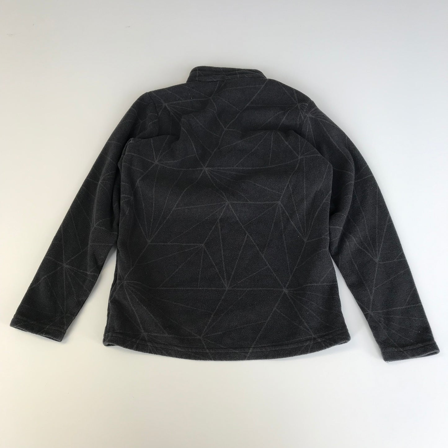 Quechua Patterned Dark Grey Fleece Age 9