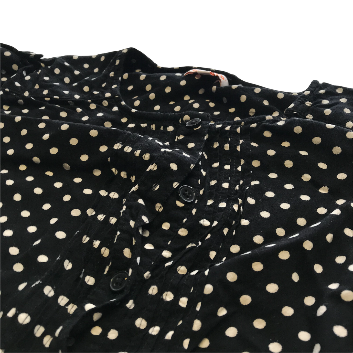 Bluezoo Black Polka Dot Playsuit Age 9