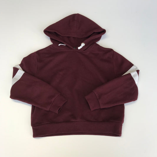 New Look Burgundy Cropped Hoodie Age 9